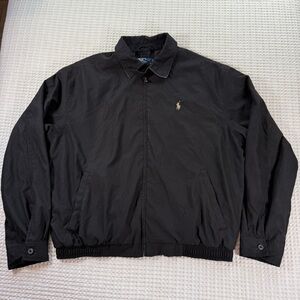 🚫SOLD - NO AVAILABLE Polo Ralph Lauren Bi-Swing Men’s Jacket Black Plaid Lined